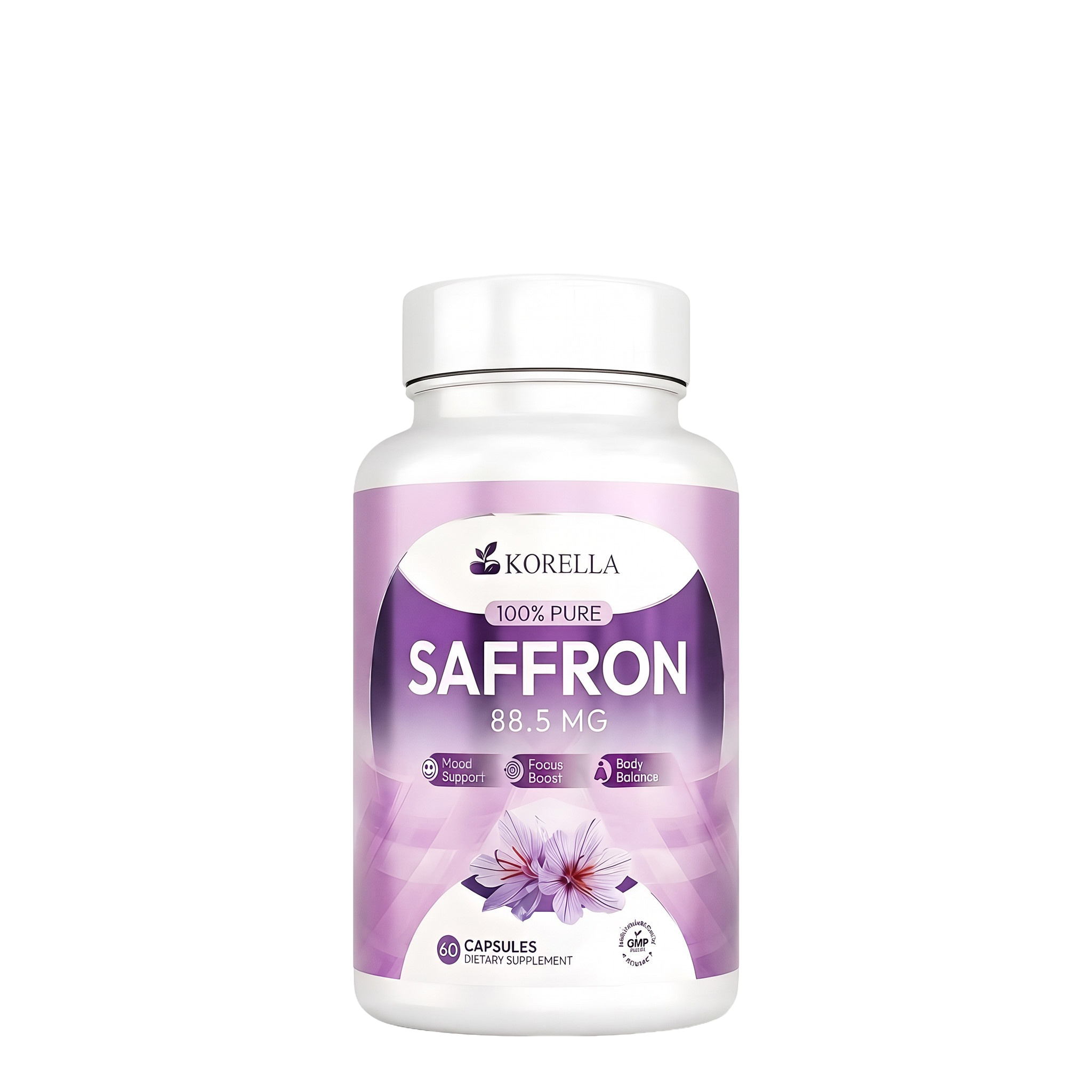 Korella Saffron 1 bottle transparent