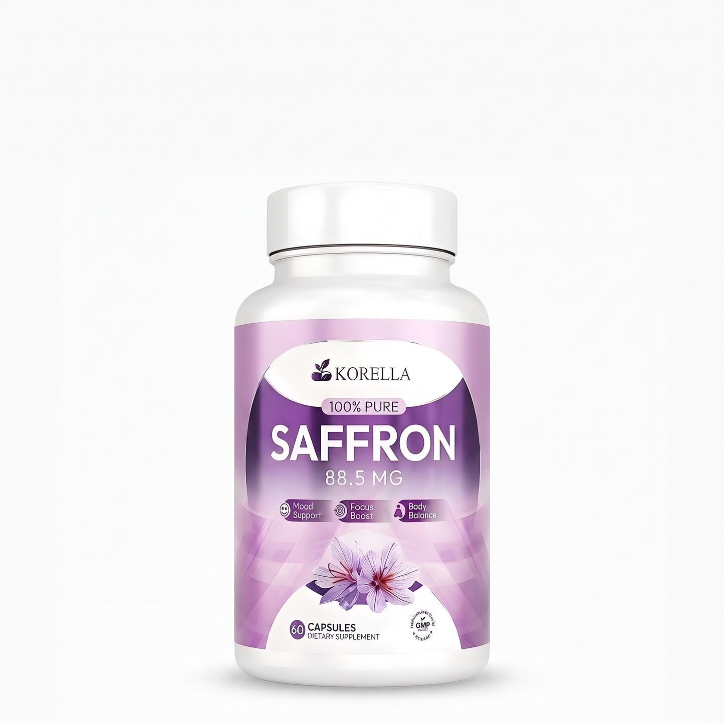 Korella Saffron Capsules bottle