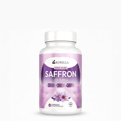 Korella Saffron Capsules bottle