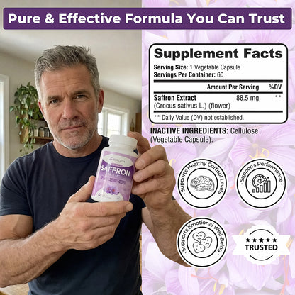 Korella Saffron supplement facts